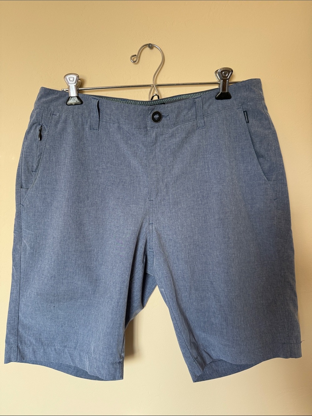 7 Diamonds Men's Heather Blue Athletic Shorts